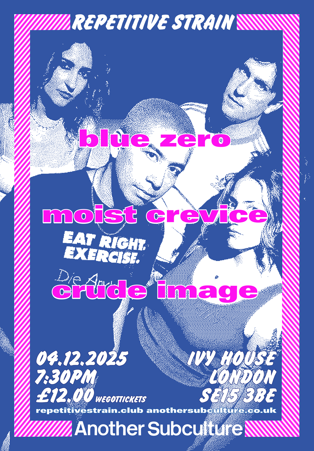 Repetitive Strain Event: Blue Zero, Moist Crevice, Crude Image